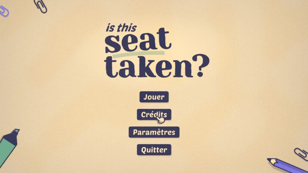 Is this seat taken ?